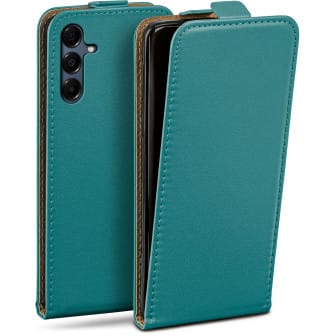 moex Flip Case Samsung Galaxy A16 (4G) Klapphülle Leder Optik – Petrol moex Flip Case Samsung Galaxy A16 (4G) Klapphülle Leder Optik – Petrol