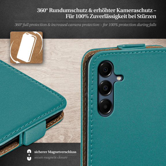 moex Flip Case Samsung Galaxy A16 (4G) Klapphülle Leder Optik – Weiteres Produktbild 3 moex Flip Case Samsung Galaxy A16 (4G) Klapphülle Leder Optik – Weiteres Produktbild 3