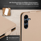 moex Flip Case Samsung Galaxy A16 (4G) Klapphülle Leder Optik – Weiteres Produktbild 3