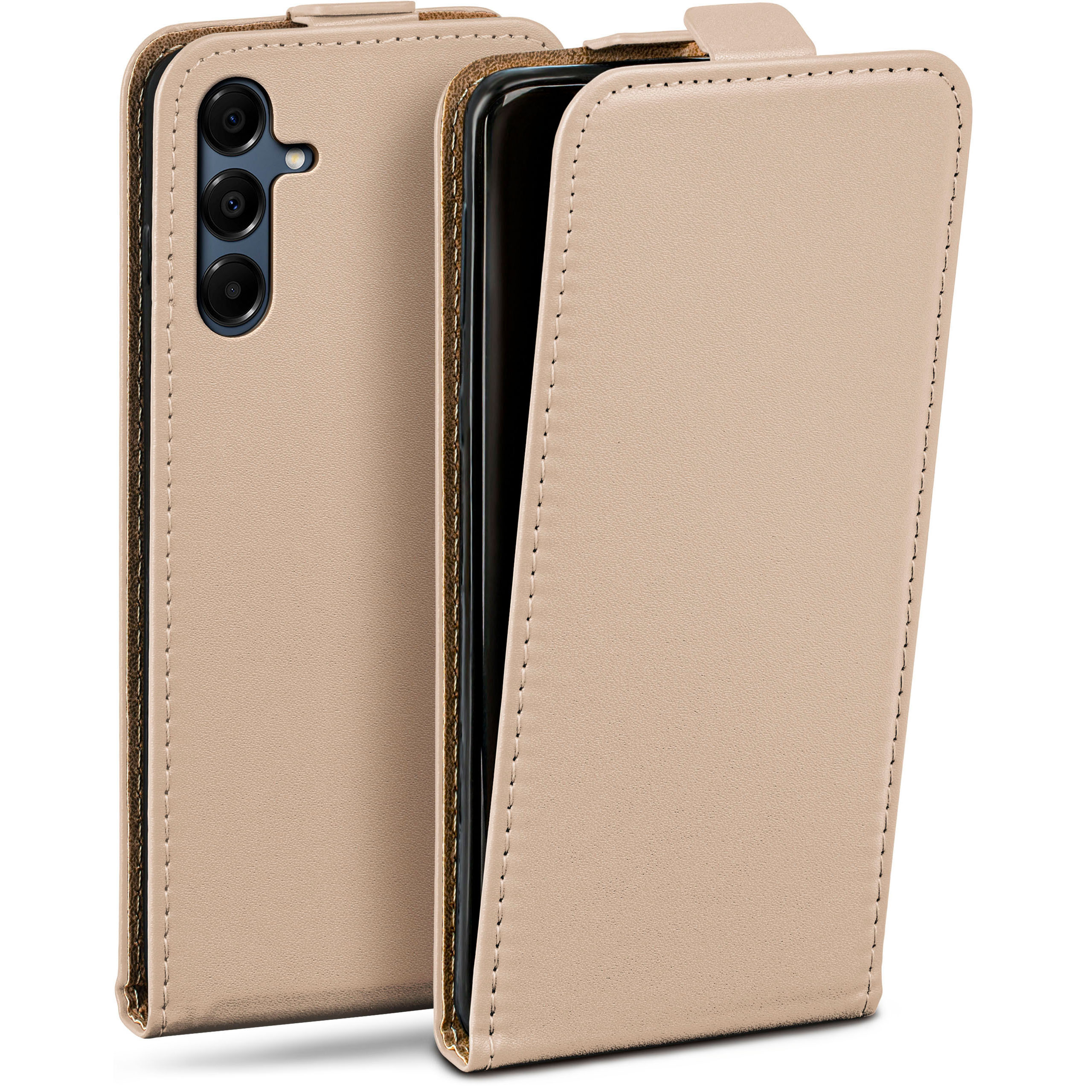 moex Flip Case Samsung Galaxy A16 5G Klapphülle Leder Optik – Weiteres Produktbild 1