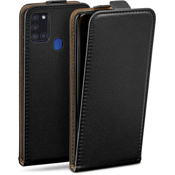 moex Flip Case Samsung Galaxy A21s Klapphülle Leder Optik – Weiteres Produktbild 1 moex Flip Case Samsung Galaxy A21s Klapphülle Leder Optik – Weiteres Produktbild 1