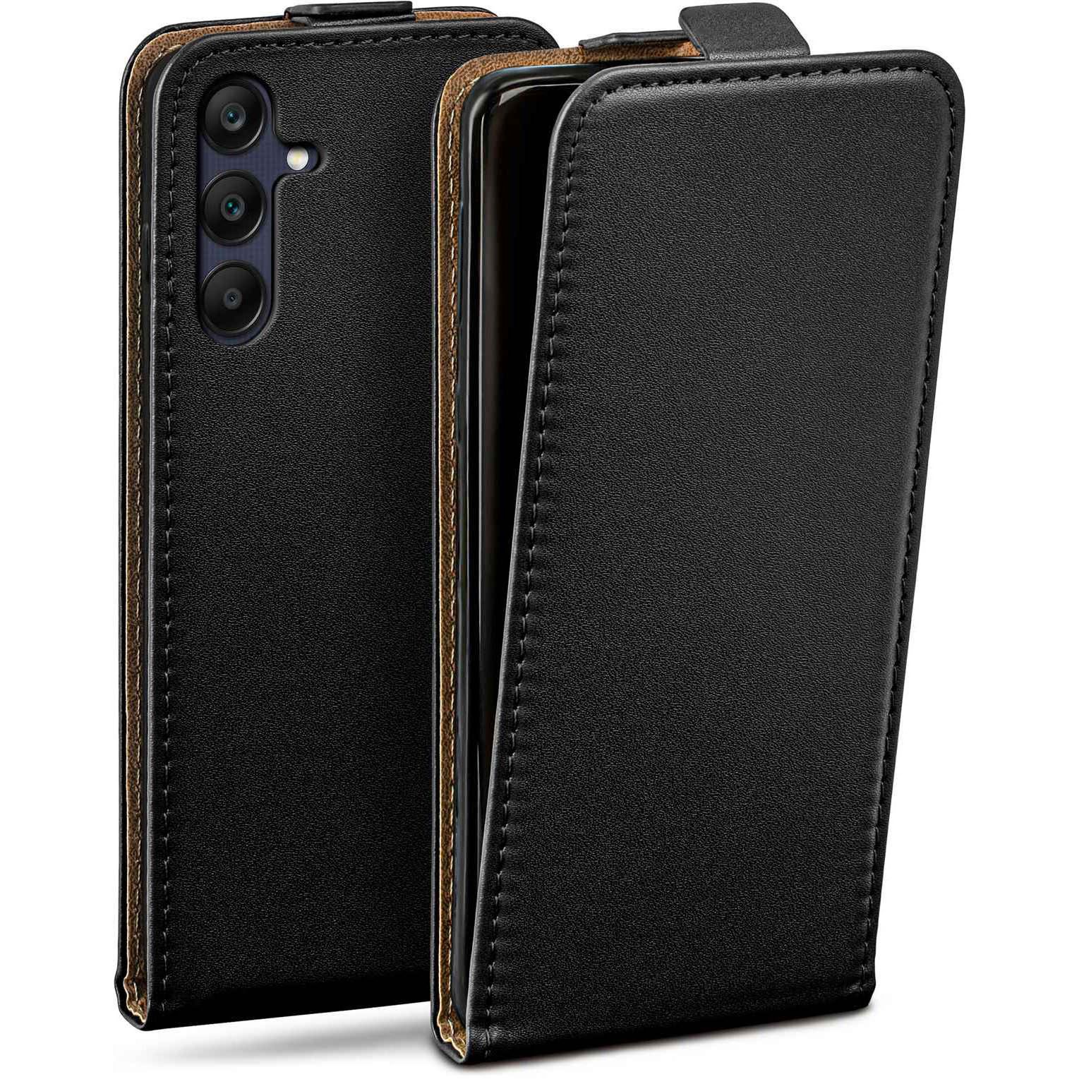 moex Flip Case Samsung Galaxy A25 5G Klapphülle Leder Optik – Weiteres Produktbild 1 moex Flip Case Samsung Galaxy A25 5G Klapphülle Leder Optik – Weiteres Produktbild 1
