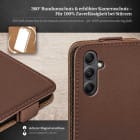 moex Flip Case Samsung Galaxy A34 5G Klapphülle Leder Optik – Weiteres Produktbild 3