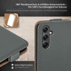 moex Flip Case Samsung Galaxy A34 5G Klapphülle Leder Optik – Weiteres Produktbild 3