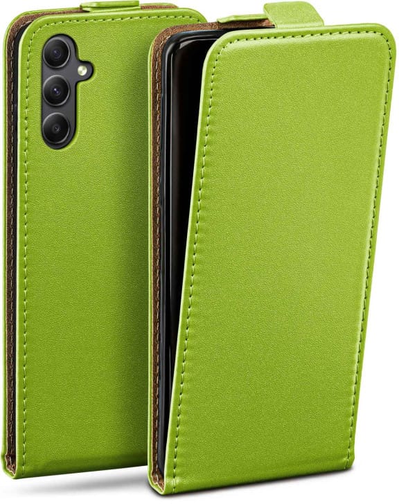 moex Flip Case Samsung Galaxy A34 5G Klapphülle Leder Optik – Weiteres Produktbild 1 moex Flip Case Samsung Galaxy A34 5G Klapphülle Leder Optik – Weiteres Produktbild 1