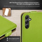 moex Flip Case Samsung Galaxy A34 5G Klapphülle Leder Optik – Weiteres Produktbild 3