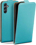 moex Flip Case Samsung Galaxy A34 5G Klapphülle Leder Optik – Weiteres Produktbild 1