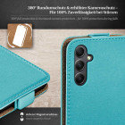 moex Flip Case Samsung Galaxy A34 5G Klapphülle Leder Optik – Weiteres Produktbild 3