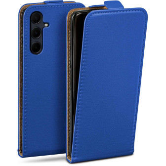 moex Flip Case Samsung Galaxy A35 5G Klapphülle Leder Optik – Royal-Blue moex Flip Case Samsung Galaxy A35 5G Klapphülle Leder Optik – Royal-Blue