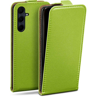 moex Flip Case Samsung Galaxy A35 5G Klapphülle Leder Optik – Lime-Green moex Flip Case Samsung Galaxy A35 5G Klapphülle Leder Optik – Lime-Green