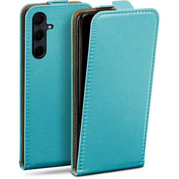 moex Flip Case Samsung Galaxy A35 5G Klapphülle Leder Optik – Weiteres Produktbild 1 moex Flip Case Samsung Galaxy A35 5G Klapphülle Leder Optik – Weiteres Produktbild 1