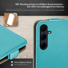 moex Flip Case Samsung Galaxy A35 5G Klapphülle Leder Optik – Weiteres Produktbild 3