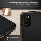 moex Flip Case Samsung Galaxy A41 Klapphülle Leder Optik – Weiteres Produktbild 3