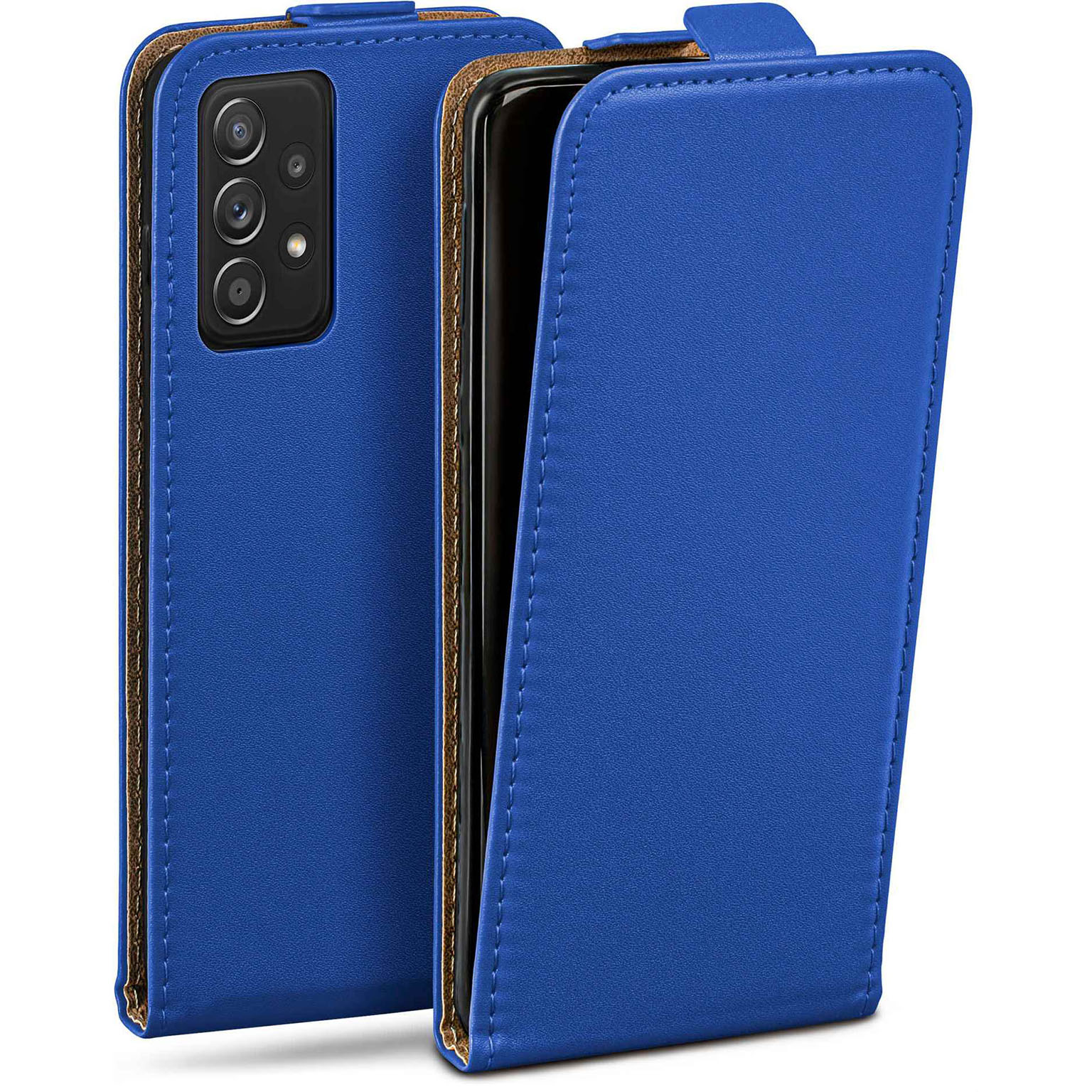 moex Flip Case Samsung Galaxy A52 Klapphülle Leder Optik – Weiteres Produktbild 1 moex Flip Case Samsung Galaxy A52 Klapphülle Leder Optik – Weiteres Produktbild 1