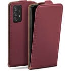 moex Flip Case Samsung Galaxy A52 Klapphülle Leder Optik – Produktbild 1
