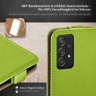 moex Flip Case Samsung Galaxy A52 Klapphülle Leder Optik – Produktbild 3