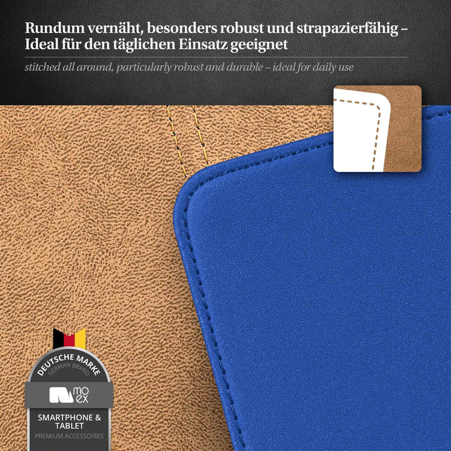 moex Flip Case Samsung Galaxy A52s 5G Klapphülle Leder Optik – Weiteres Produktbild 5 moex Flip Case Samsung Galaxy A52s 5G Klapphülle Leder Optik – Weiteres Produktbild 5