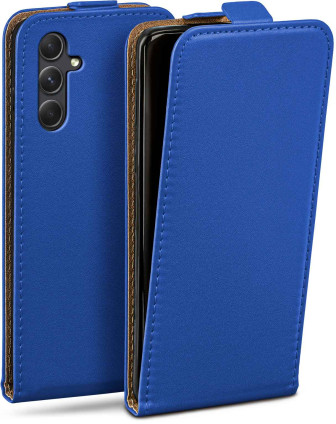 moex Flip Case Samsung Galaxy A54 5G Klapphülle Leder Optik – Royal-Blue moex Flip Case Samsung Galaxy A54 5G Klapphülle Leder Optik – Royal-Blue