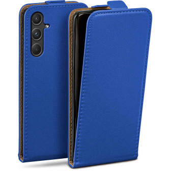 moex Flip Case Samsung Galaxy A55 5G Klapphülle Leder Optik – Royal-Blue moex Flip Case Samsung Galaxy A55 5G Klapphülle Leder Optik – Royal-Blue