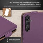 moex Flip Case Samsung Galaxy A55 5G Klapphülle Leder Optik – Weiteres Produktbild 3