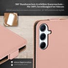 moex Flip Case Samsung Galaxy A56 5G Klapphülle Leder Optik – Weiteres Produktbild 3