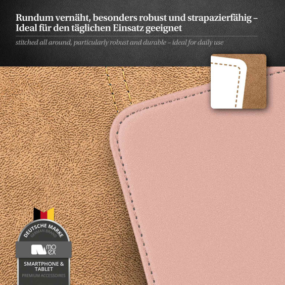 moex Flip Case Samsung Galaxy A56 5G Klapphülle Leder Optik – Weiteres Produktbild 5