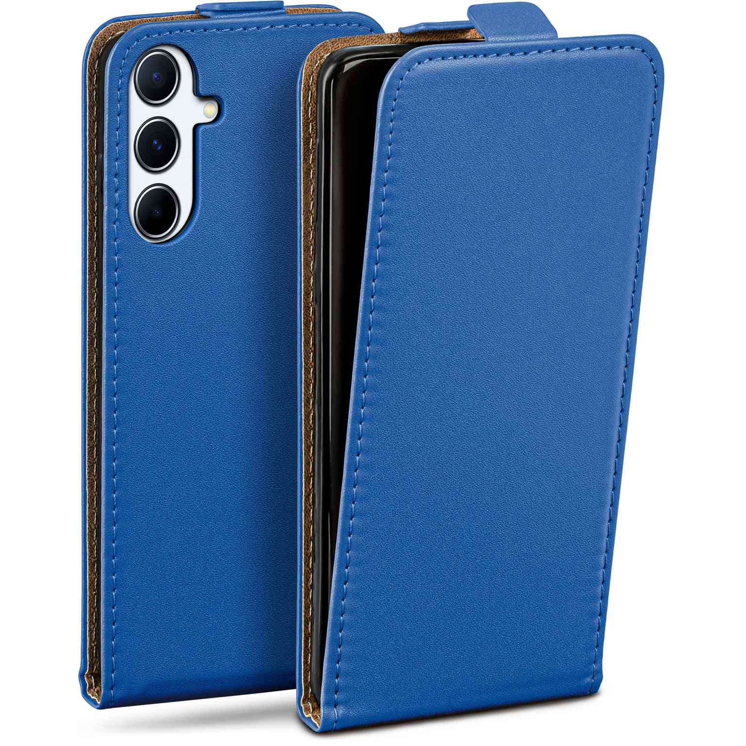 moex Flip Case Samsung Galaxy A56 5G Klapphülle Leder Optik – Weiteres Produktbild 1 moex Flip Case Samsung Galaxy A56 5G Klapphülle Leder Optik – Weiteres Produktbild 1