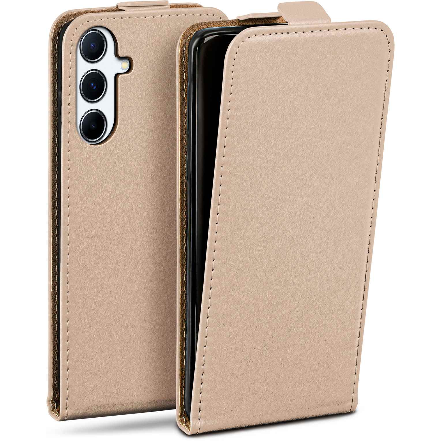 moex Flip Case Samsung Galaxy A56 5G Klapphülle Leder Optik – Weiteres Produktbild 1 moex Flip Case Samsung Galaxy A56 5G Klapphülle Leder Optik – Weiteres Produktbild 1