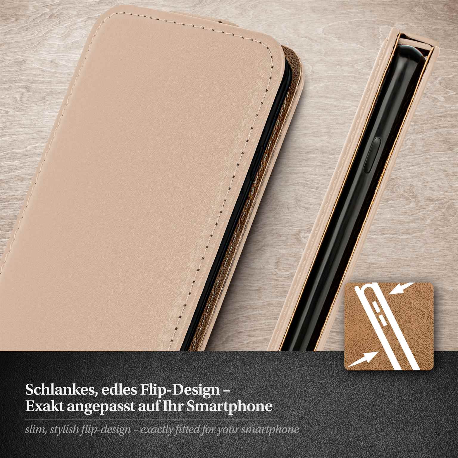 moex Flip Case Samsung Galaxy A56 5G Klapphülle Leder Optik – Weiteres Produktbild 1