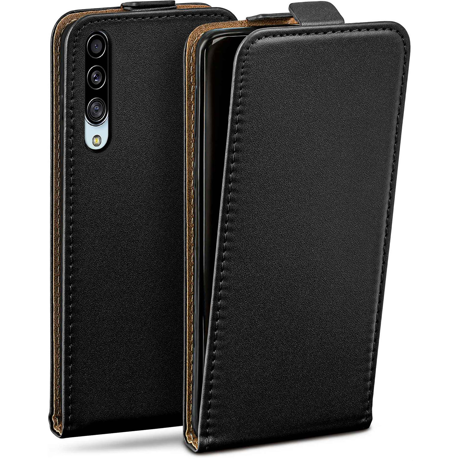 moex Flip Case Samsung Galaxy A90 5G Klapphülle Leder Optik – undefined