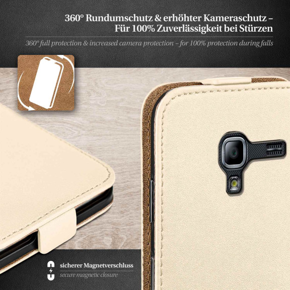 moex Flip Case Samsung Galaxy Ace 2 Klapphülle Leder Optik – Weiteres Produktbild 3 moex Flip Case Samsung Galaxy Ace 2 Klapphülle Leder Optik – Weiteres Produktbild 3