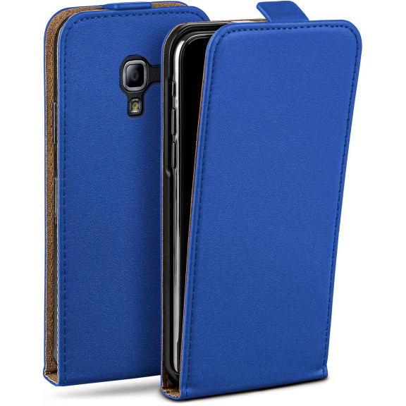 moex Flip Case Samsung Galaxy Ace 2 Klapphülle Leder Optik – Weiteres Produktbild 1