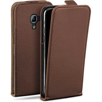moex Flip Case Samsung Galaxy Ace 2 Klapphülle Leder Optik – Oxide-Brown moex Flip Case Samsung Galaxy Ace 2 Klapphülle Leder Optik – Oxide-Brown