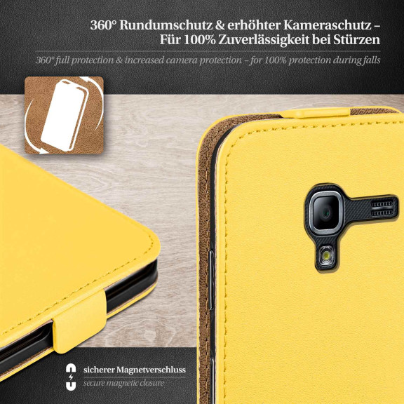 moex Flip Case Samsung Galaxy Ace 2 Klapphülle Leder Optik – Weiteres Produktbild 3 moex Flip Case Samsung Galaxy Ace 2 Klapphülle Leder Optik – Weiteres Produktbild 3