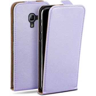 moex moex Flip Case Samsung Galaxy Ace 2 Klapphülle Leder Optik – Violescent