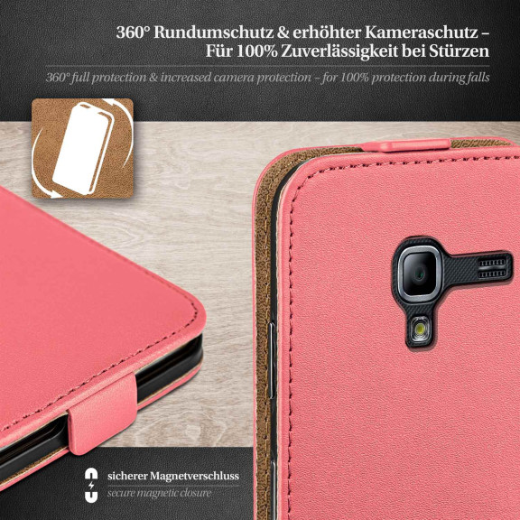 moex Flip Case Samsung Galaxy Ace 2 Klapphülle Leder Optik – Weiteres Produktbild 3 moex Flip Case Samsung Galaxy Ace 2 Klapphülle Leder Optik – Weiteres Produktbild 3