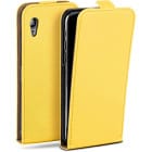 moex Flip Case Samsung Galaxy Ace Klapphülle Leder Optik – Produktbild 1