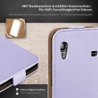 moex Flip Case Samsung Galaxy Ace Klapphülle Leder Optik – Weiteres Produktbild 3