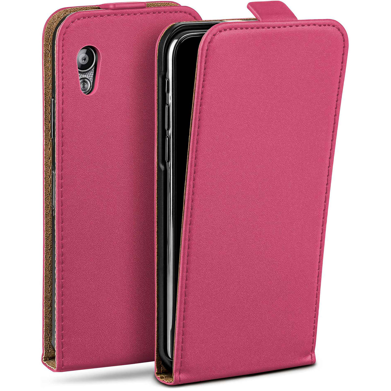 moex Flip Case Samsung Galaxy Ace Klapphülle Leder Optik – Weiteres Produktbild 1 moex Flip Case Samsung Galaxy Ace Klapphülle Leder Optik – Weiteres Produktbild 1
