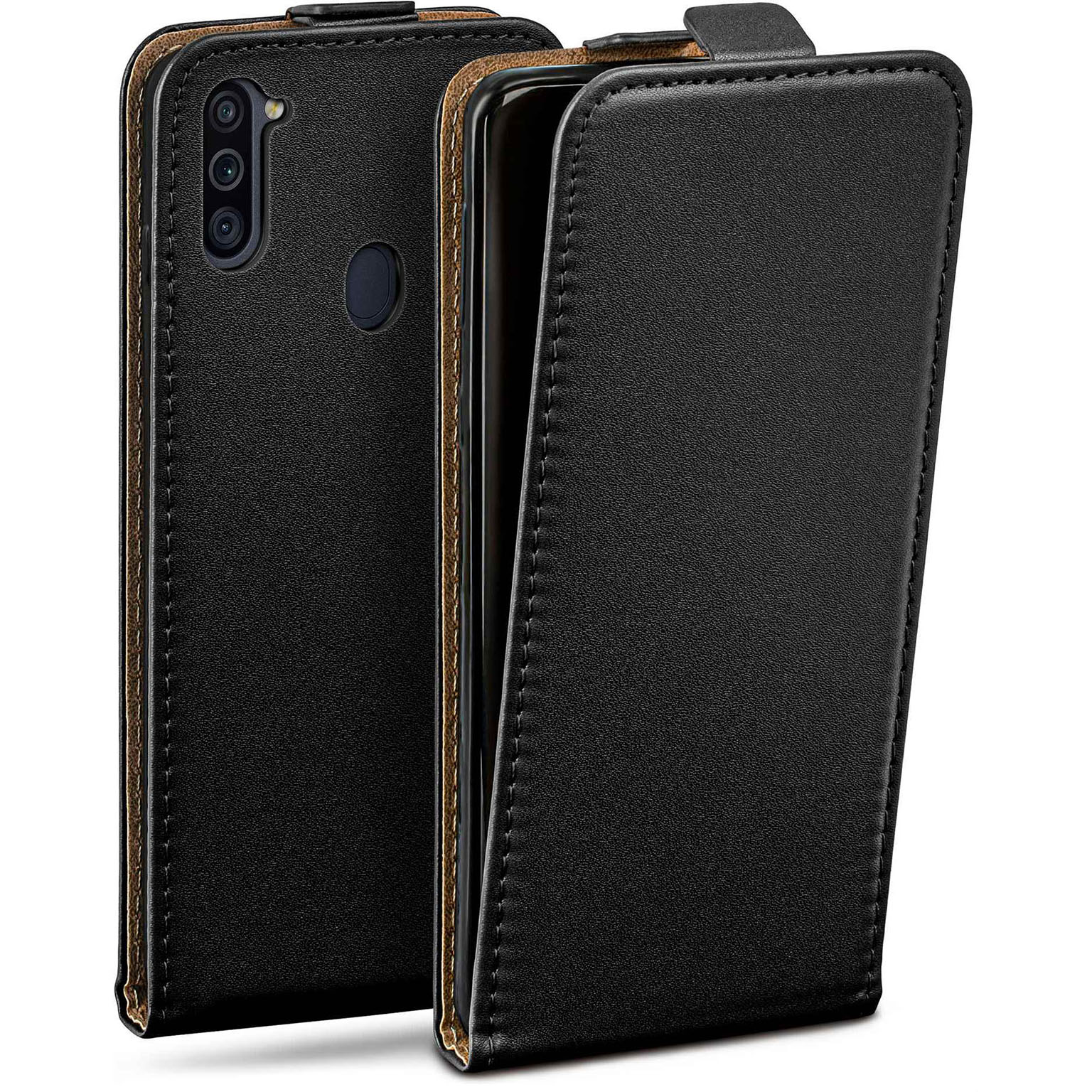 moex Flip Case Samsung Galaxy M11 Klapphülle Leder Optik – Weiteres Produktbild 1 moex Flip Case Samsung Galaxy M11 Klapphülle Leder Optik – Weiteres Produktbild 1