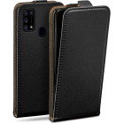 moex Flip Case Samsung Galaxy M31 Klapphülle Leder Optik – Weiteres Produktbild 1