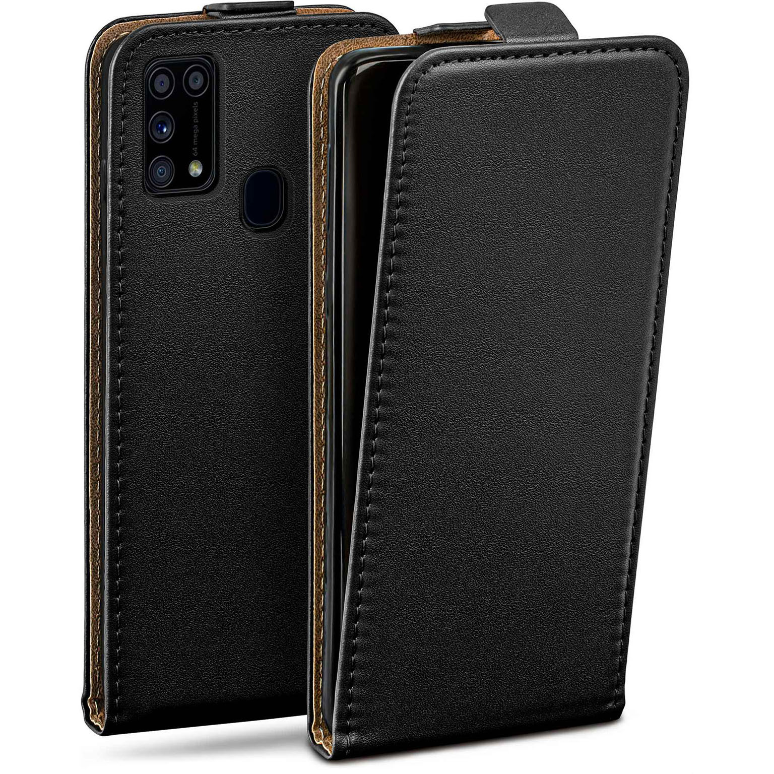 moex Flip Case Samsung Galaxy M31 Klapphülle Leder Optik – Weiteres Produktbild 1 moex Flip Case Samsung Galaxy M31 Klapphülle Leder Optik – Weiteres Produktbild 1