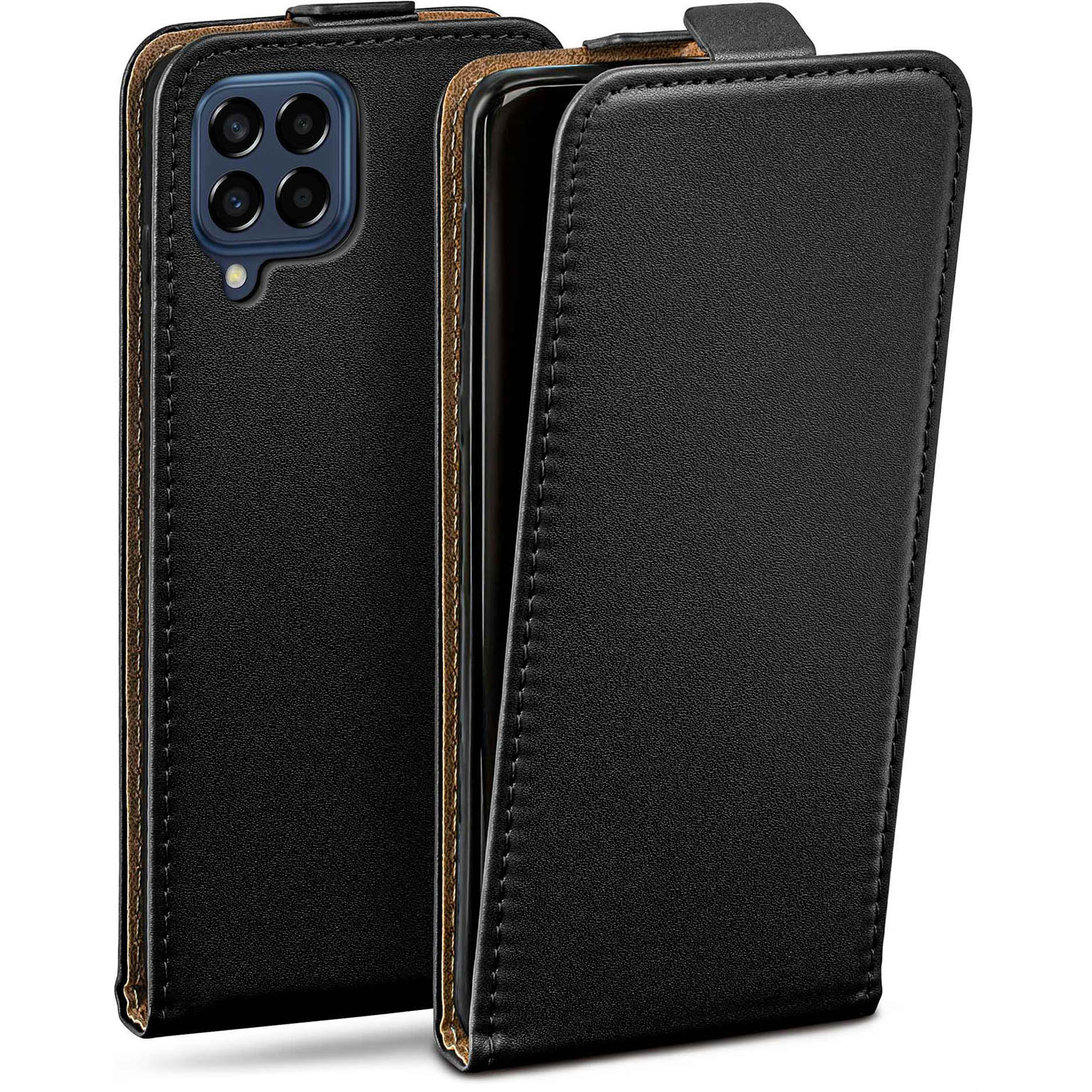 moex Flip Case Samsung Galaxy M33 5G Klapphülle Leder Optik – Weiteres Produktbild 1 moex Flip Case Samsung Galaxy M33 5G Klapphülle Leder Optik – Weiteres Produktbild 1