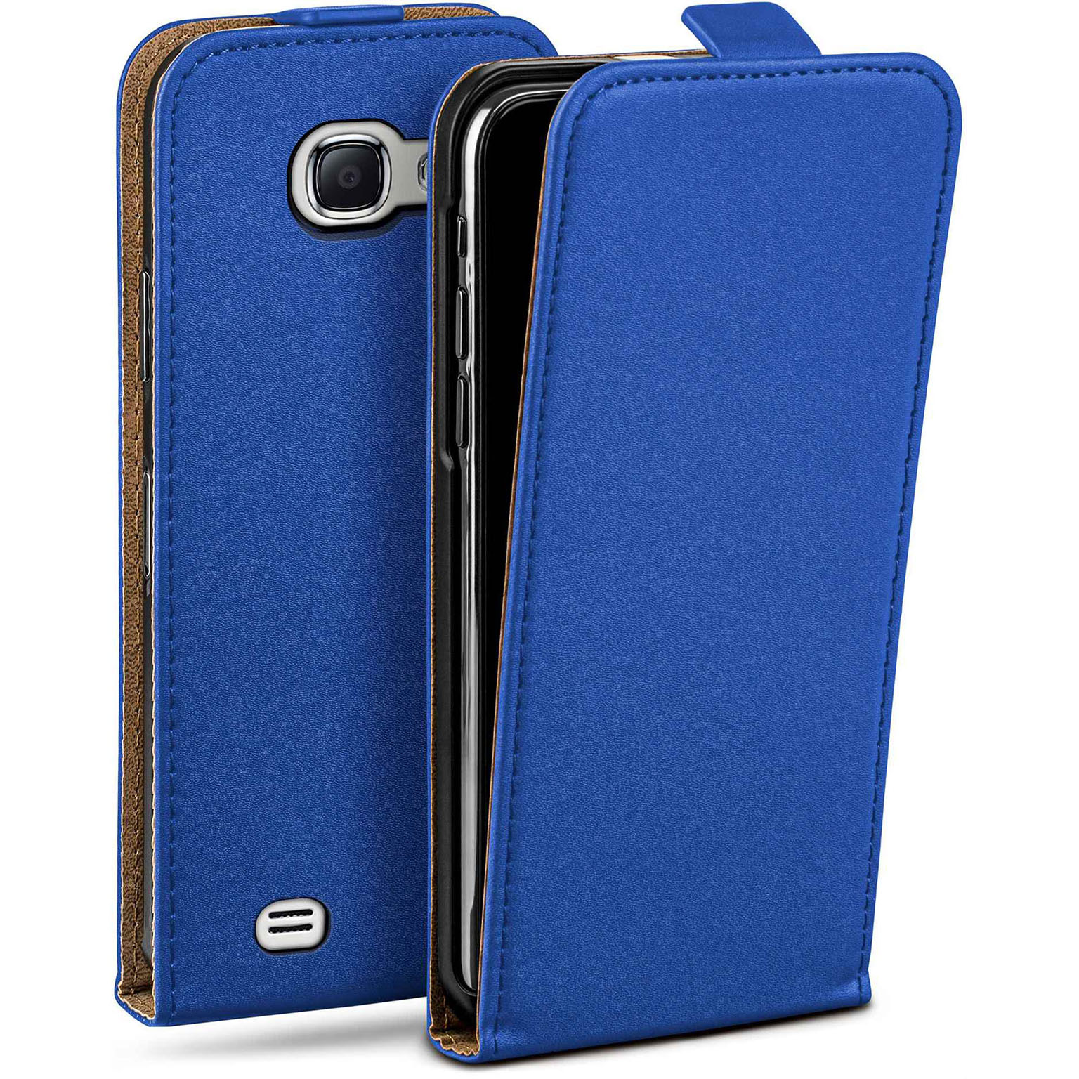 moex Flip Case Samsung Galaxy Note 2 Klapphülle Leder Optik – Weiteres Produktbild 1