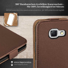 moex Flip Case Samsung Galaxy Note 2 Klapphülle Leder Optik – Produktbild 3