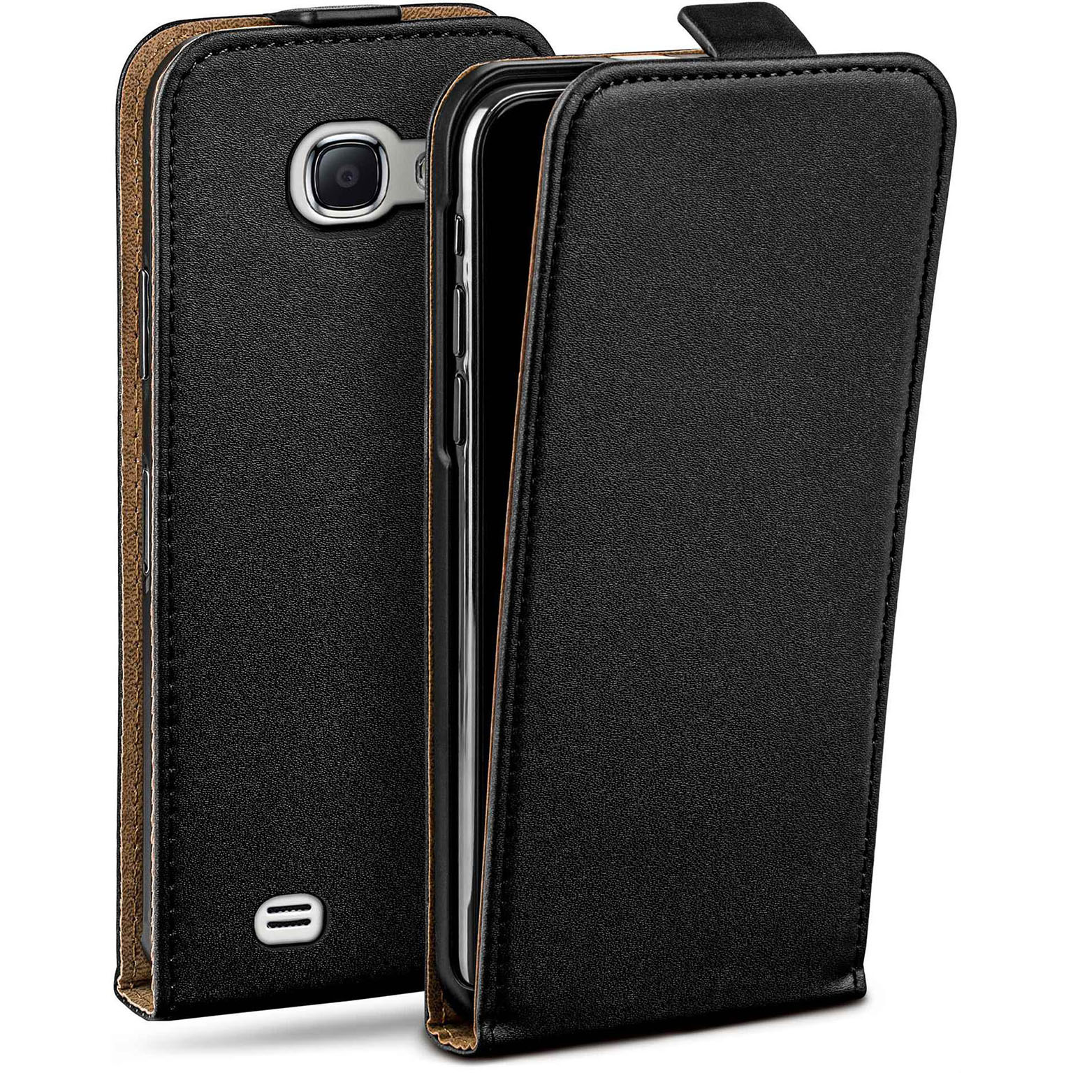 moex Flip Case Samsung Galaxy Note 2 Klapphülle Leder Optik – undefined
