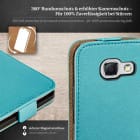 moex Flip Case Samsung Galaxy Note 2 Klapphülle Leder Optik – Weiteres Produktbild 3