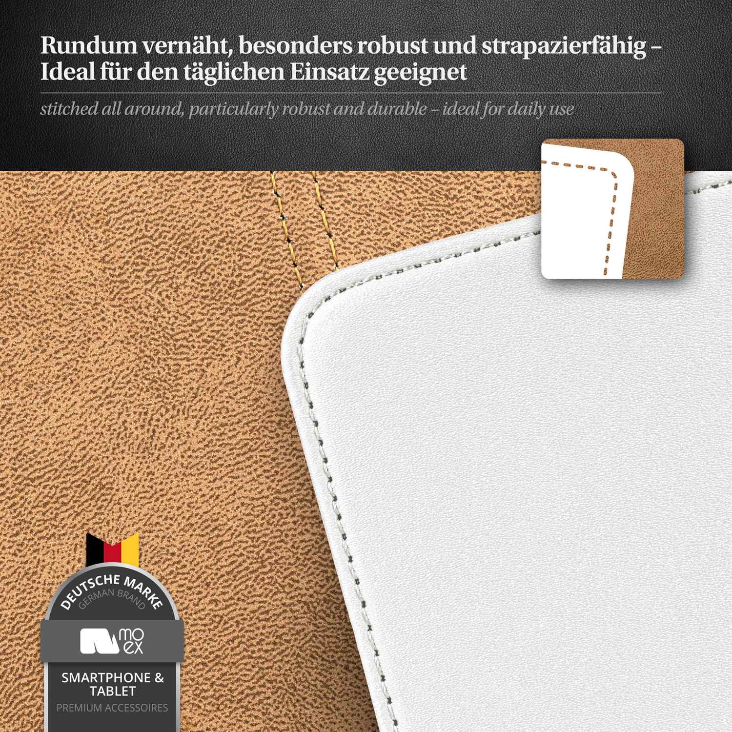 moex Flip Case Samsung Galaxy Note 2 Klapphülle Leder Optik – Weiteres Produktbild 5 moex Flip Case Samsung Galaxy Note 2 Klapphülle Leder Optik – Weiteres Produktbild 5