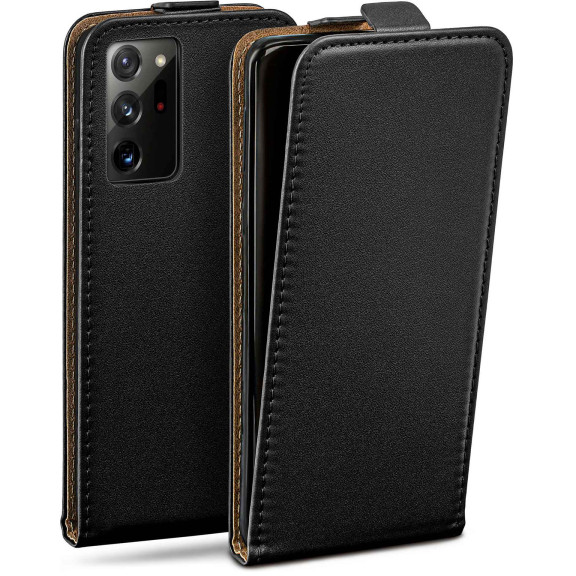 moex Flip Case Samsung Galaxy Note 20 Ultra 5G Klapphülle Leder Optik – Weiteres Produktbild 1