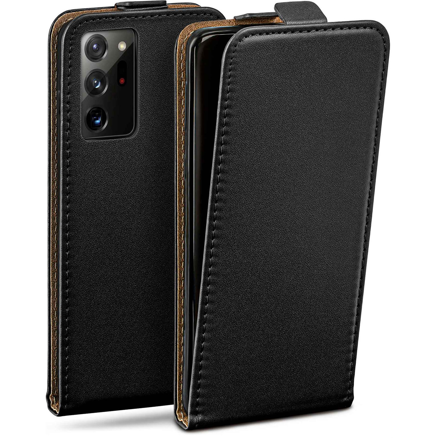 moex Flip Case Samsung Galaxy Note 20 Ultra 5G Klapphülle Leder Optik – undefined